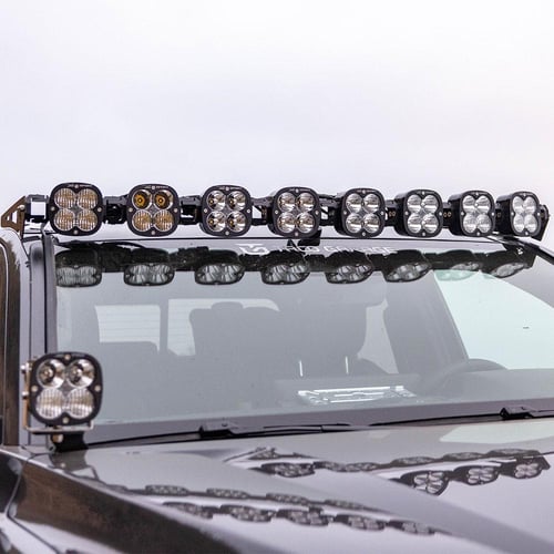Baja Designs: 8 XL Linkable listwa LED Toyota Tacoma 2024-2025 – zestaw nad przednią szybę (wiązka z przełącznikiem)