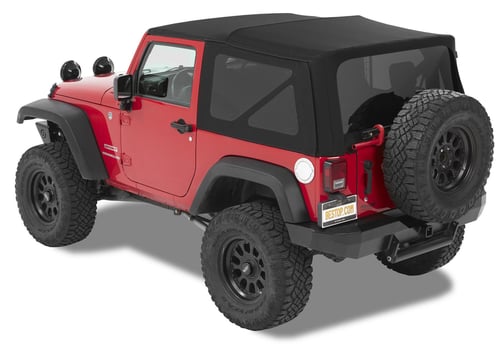 Bestop: dach SUPERTOP® Jeep Wrangler JK 2D (Premium Black Twill)