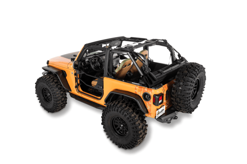 Bestop: dach TREKTOP® GLIDE™ Jeep Wrangler JL 2D (Black Twill)