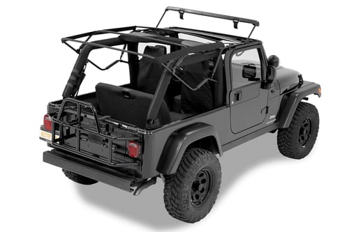 BesTop: Zestaw stelaża i pałąków dachu – Jeep Wrangler TJ Unlimited 2004-2006 (zamiennik w stylu fabrycznym)