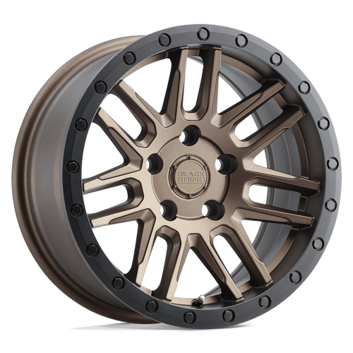 Black Rhino: cerchio ARCHES 17X8 5X4.25 76 +30 M-BRNZ-BLK Bronzo