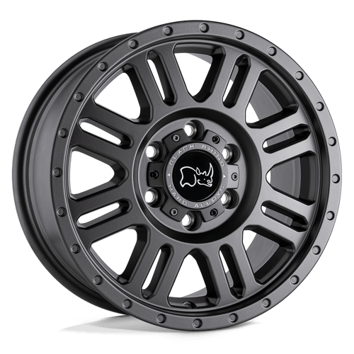 Black Rhino: cerchio YELLOWSTONE 16X8 5X160 +45 65 Metallo di canna di fucile