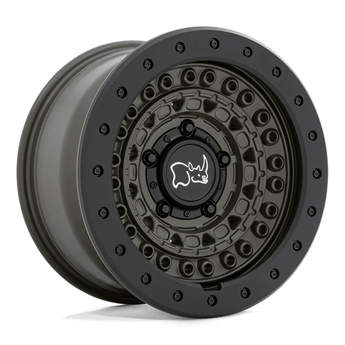 Black Rhino: Felge BARRICADE 17X8.5 6X5.5 112 OD-GRN-BK -18 Grün
