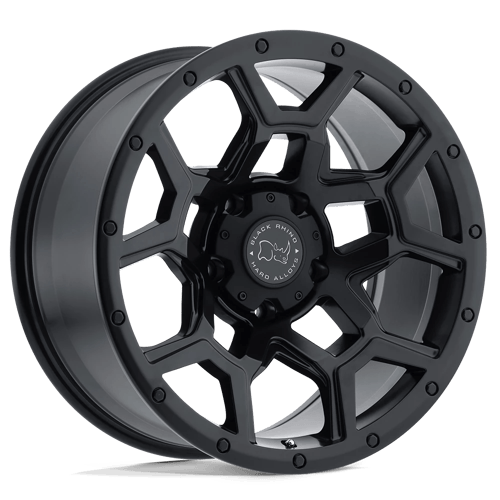 Black Rhino: kolo BR OVERLAND 17X8 5X127 +30 71 Černý