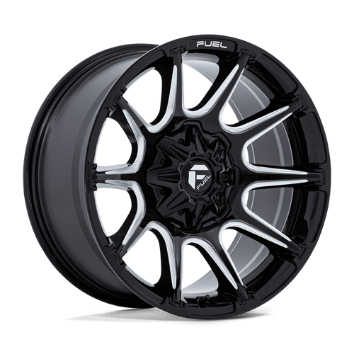 Fuel: cerchio SUPER C 22X10 BLANK 78 +10 G-BLK MILL Nero