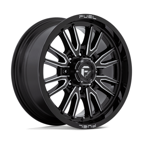 Fuel: Felge CLASH 8 20X9 8X6.5 125 NBL +20 Schwarz