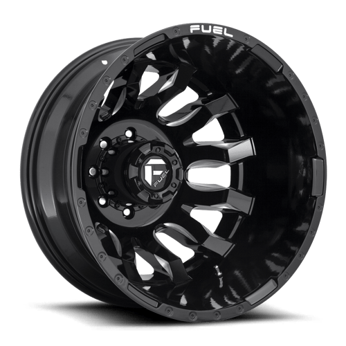 Fuel: wheel BLITZ DRW 20X8.25 8X6.5 -240 NBL (DR) Black
