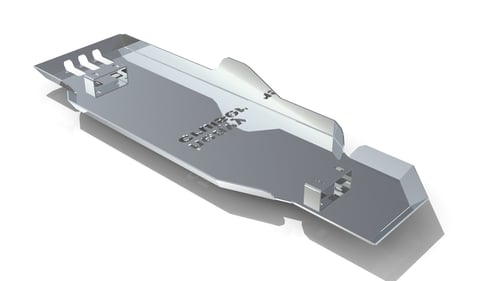 Heavy Cruiser: Osłona zbiornika paliwa offroad Ford Ranger T6.2 T9 2023 – aluminiowa