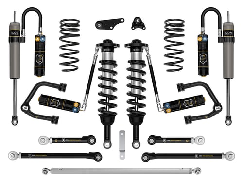 ICON: 1.25-3″ Lift Stage 9 Suspension System Cdxs Tubular – 2024-25 Toyota Land Cruiser 250 Series