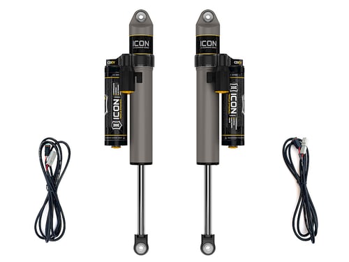 ICON: 2.5″ Lift Rear VS 2.5 Aluminum Series Shock Absorbers RR Reservoir W/ Cdev Pair – 2018-23 Jeep Wrangler JL