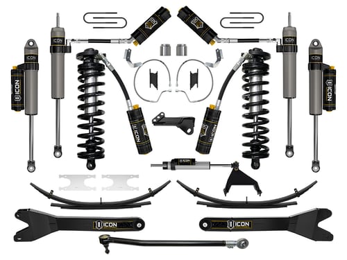 ICON: 4-5.5″ Lift Stage 7 Coilover Conversion System W/ Radius Arms & Expansion Packs – 2023-25 Ford F-250/F-350 Super Duty 4WD