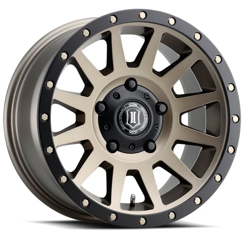 Icon Alloys: cerchio COMPRESSION 17×8.5 5×150 110.10 ET25 Bronzo