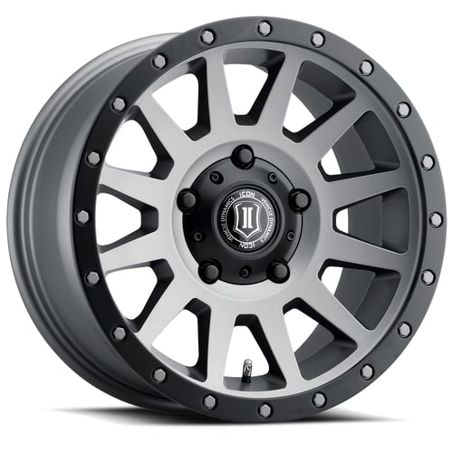Icon Alloys: cerchio COMPRESSION 17×8.5 5×150 110.10 ET25 Titanium