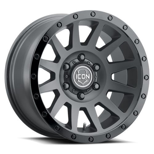 Icon Alloys: cerchio COMPRESSION 18×9 6×5.5 95.10 ET25 Nero