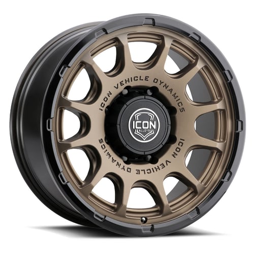 Icon Alloys: cerchio RANCHO 20×9 8×6.5 121.40 ET12 Bronzo