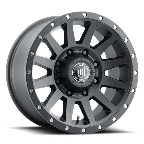 Icon Alloys: Felge COMPRESSION HD 18×9 8×170 125.00 ET6 Schwarz