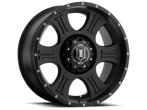 Icon Alloys: Felge SHIELD 20×9 8×170 125.20 ET0 Schwarz
