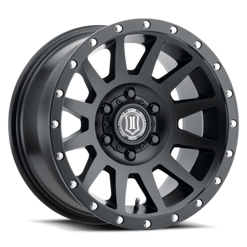 Icon Alloys: wheel COMPRESSION 18×9 5×150 110.10 ET25 Black