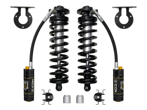 ICON: kit di conversione ad ammortizzatori coilover anteriori 2.5-3″ lift 2.5 VS RR CDCV – 2023-25 Ford F-250/F-350 Super Duty 4WD