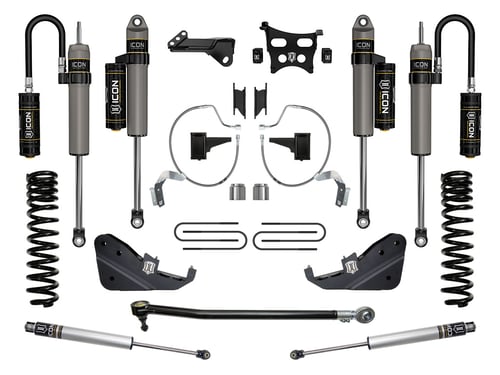 ICON: sada podvozku 4.5″ Stage 4 2023-25 Ford F-250/F-350 Super Duty 4WD (Diesel)
