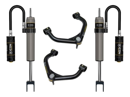 ICON: sada předních tlumičů 2.5 VS RR Shock System 0-2″ lift (tlumiče + horní trubkové ramena) – 2011-19 GM 2500/3500 HD