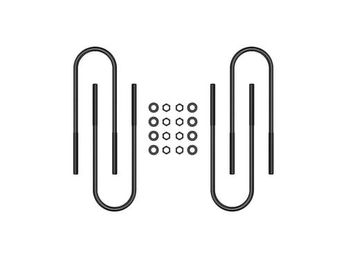 ICON: sada zadních třmenů listových per (U-bolt) 15″ – 1999-10 Ford F-250/F-350 Super Duty