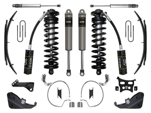 ICON: sistema di conversione coilover Lift 4-5.5″ Stage 3 – 2023-25 Ford F-250/F-350 Super Duty 4WD