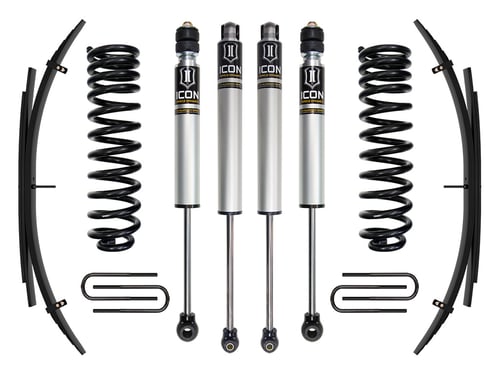 ICON: sistema di sospensioni con rialzo da 2.5″ Stage 1 – 2020-22 Ford F-250/F-350 Super Duty 4WD