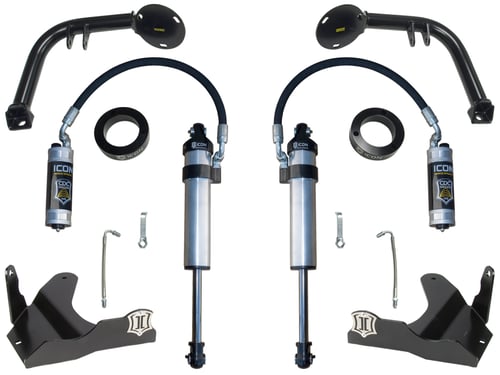ICON: Stage 2 S2 Sistema upgrade ammortizzatori secondari – 2010-24 Toyota 4Runner/2010-14 Toyota FJ Cruiser