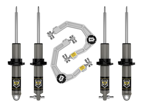 ICON: zestaw zawieszenia 0-2″ lift Stage 2 Premium CNC – od 2021 Ford Bronco (pakiet HOSS 2.0)
