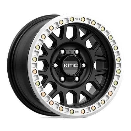 KMC: cerchio GRENADE DESERT BL 17X8.5 6X135 Nero +0