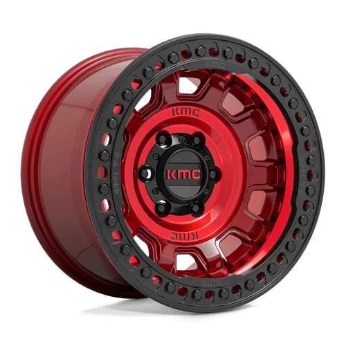 KMC: cerchio TANK BL 17X9 5X5.0 C-RED -38 Rosso