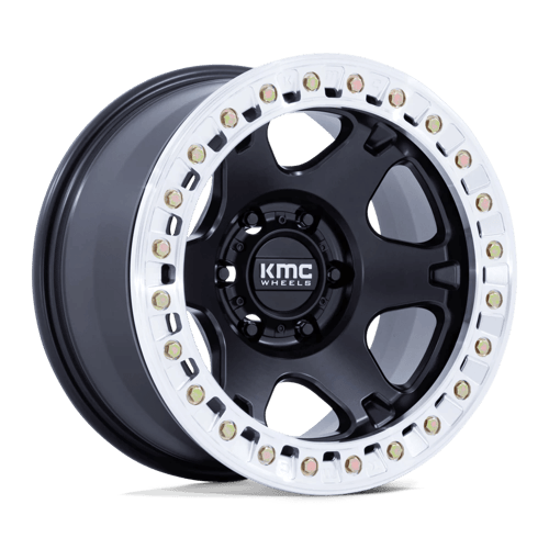 KMC: cerchio VI BL 17X9 BLANK 108 -38 S-BLK MACH Nero