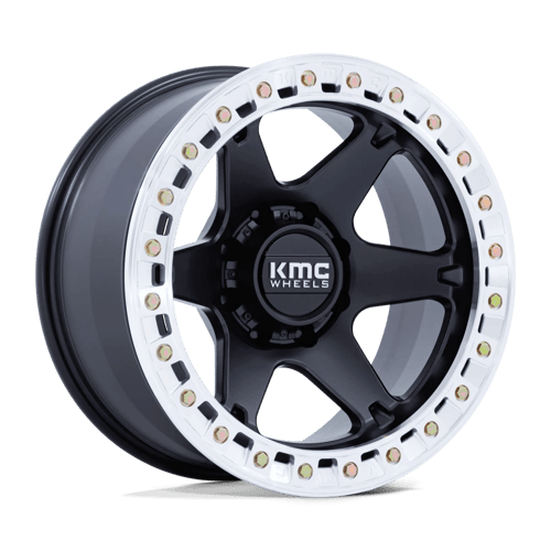 KMC: cerchio VI BL 20X10 8X6.5 125 -48 S-BLK MACH Nero