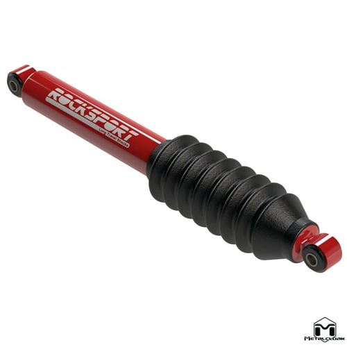 Metalcloak: amortyzator skrętu RockSport RED – 1997-06 Jeep Wrangler TJ / 2004-06 Jeep Wrangler LJ / 2007-18 Jeep Wrangler JK