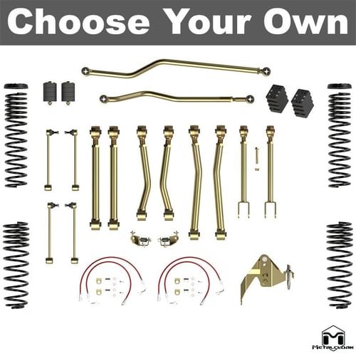 Metalcloak: Game-Changer 2.5″ lift suspension kit – 2007-18 Jeep Wrangler JK