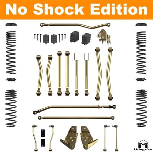 Metalcloak: Game-Changer 4.5″ lift suspension kit – from 2018 Jeep Wrangler JL