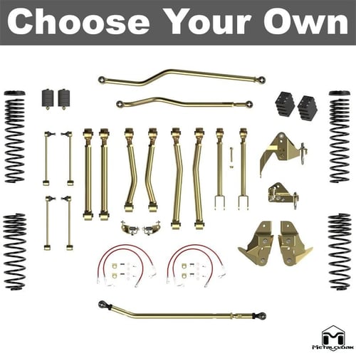 Metalcloak: kit sospensioni lift 4.5″ Game-Changer – 2007-18 Jeep Wrangler JK