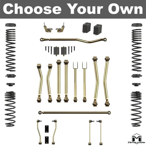 Metalcloak: kit sospensioni rialzo 2.5″ Game-Changer – dal 2021 Jeep Wrangler JL 4xe