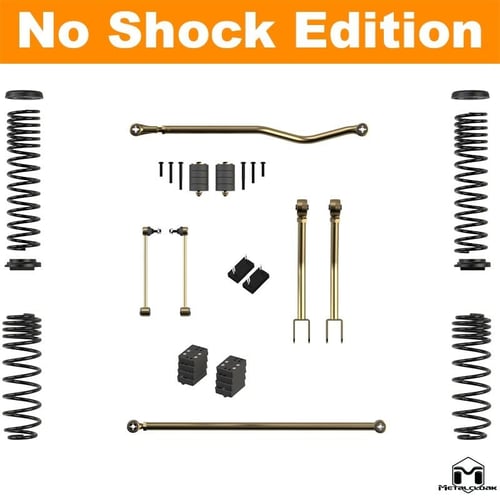 Metalcloak: kit sospensioni rialzo 2.5″ True Dual Rate – da 2021 Jeep Wrangler JL 392