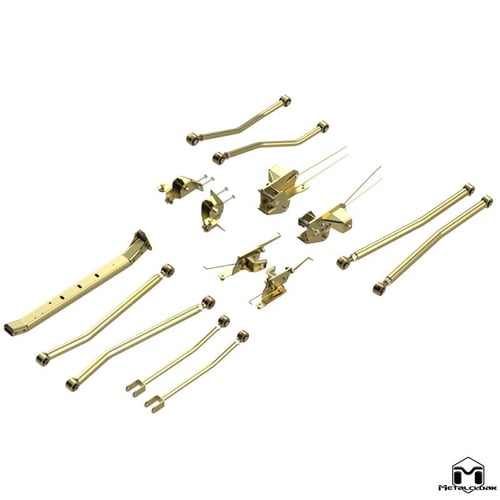 Metalcloak: kompletní sada ramen nápravy Long Arm 4-Link s držáky – od 2018 Jeep Wrangler JL 4D