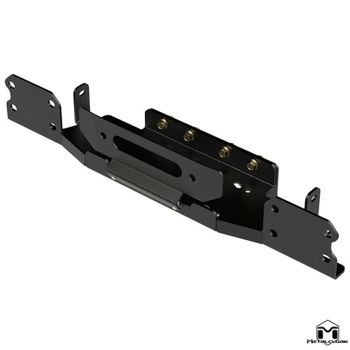 Metalcloak: płyta montażowa wyciągarki do seryjnego zderzaka stalowego – od 2018 Jeep Wrangler JL / od 2020 Jeep Gladiator JT