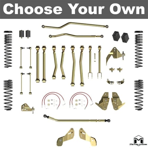 Metalcloak: sada podvozku se zvýšením 5.5″ Game-Changer Bolt-On – 2007-18 Jeep Wrangler JK