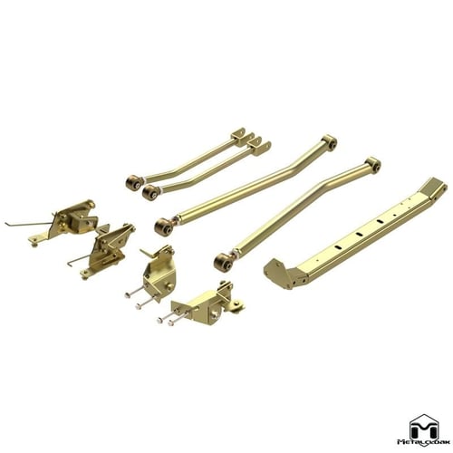 Metalcloak: sada předních ramen Long Arm 4-Link s držáky – od 2018 Jeep Wrangler JL 4D/ od 2020 Jeep Gladiator JT