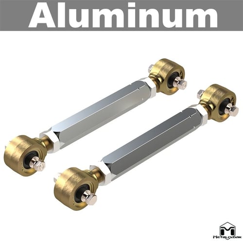 Metalcloak: Satz verstellbarer oberer hinterer Aluminium-Querlenker – 1997-06 Jeep Wrangler TJ / 2004-06 Jeep Wrangler LJ