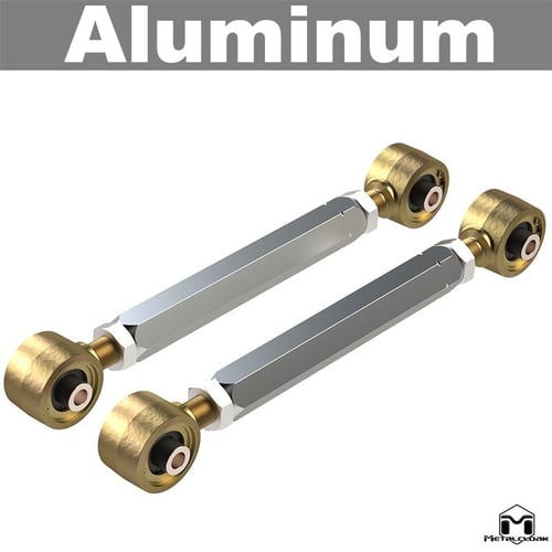 Metalcloak: Satz verstellbarer unterer Aluminium-Querlenker – 1997-06 Jeep Wrangler TJ / 2004-06 Jeep Wrangler LJ / Jeep Cherokee XJ