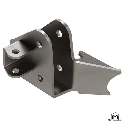 Metalcloak: staffa saldata di rilocazione barra Panhard e ammortizzatore di sterzo – 2007-18 Jeep Wrangler JK