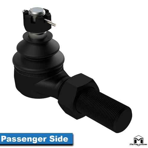 Metalcloak: terminale destro del tirante sterzo superiore filettatura destra lato passeggero – 2007-18 Jeep Wrangler JK