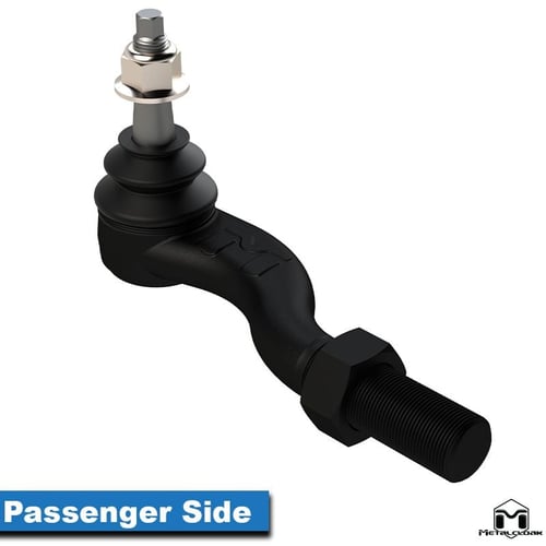 Metalcloak: terminale inferiore della barra di sterzo Dog Leg filettatura sinistra lato passeggero – dal 2018 Jeep Wrangler JL / dal 2020 Jeep Gladiator JT