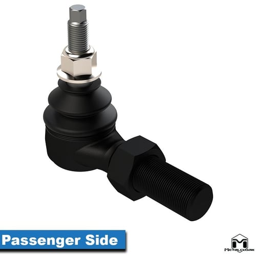 Metalcloak: terminale superiore tirante sterzo filettatura destra lato passeggero – dal 2018 Jeep Wrangler JL / dal 2020 Jeep Gladiator JT